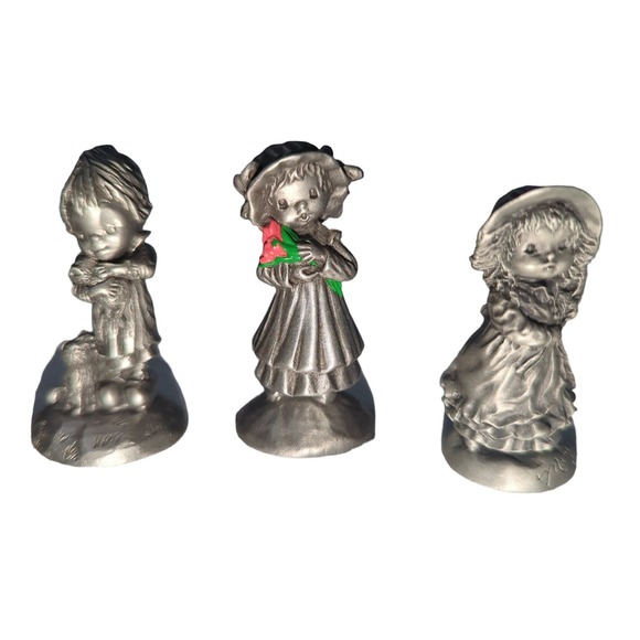 Vintage Fine Pewter Little Gallery Hallmark Cards Bundle, 10 PC - Picture 2 of 8